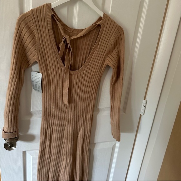 Tan Midi Dress - Picture 8 of 10